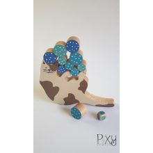 "Egyensúly" játék - cica, kék