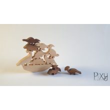 Egyensúlyozó dinoszauruszok - natúr